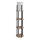 Golvlampa med hyllor NORA 1xE27/40W/230V svart/brun