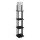 Golvlampa med hyllor NORA 1xE27/40W/230V svart