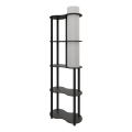 Golvlampa med hyllor NOTO 1xE27/40W/230V svart
