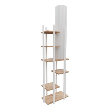 Golvlampa med hyllor VOGUE 1xE27/40W/230V 160 cm vit