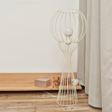 Golvlampa MERCURE 1xE27/15W/230V krämvit