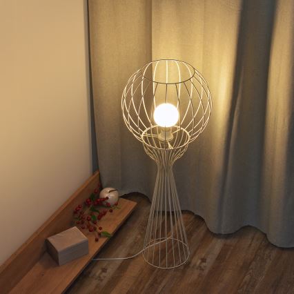 Golvlampa MERCURE 1xE27/15W/230V krämvit