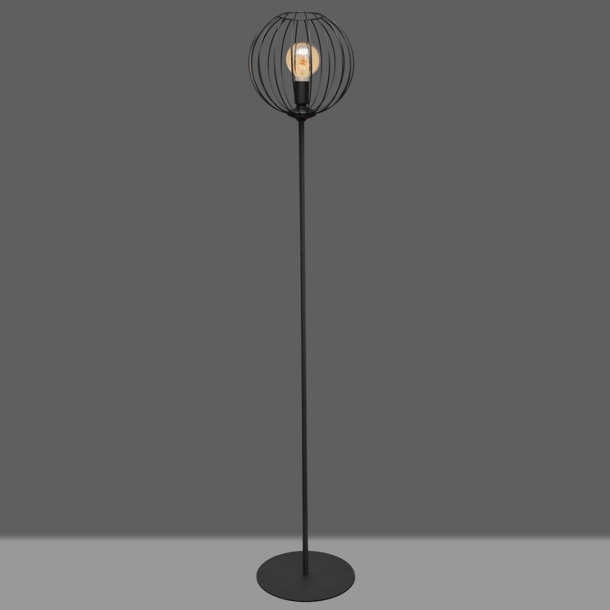 Golvlampa MERCURE 1xE27/15W/230V svart