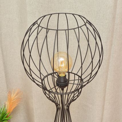 Golvlampa MERCURE 1xE27/15W/230V svart
