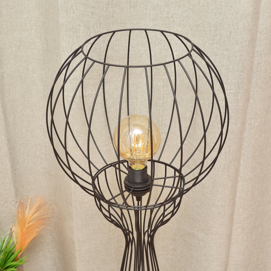 Golvlampa MERCURE 1xE27/15W/230V svart