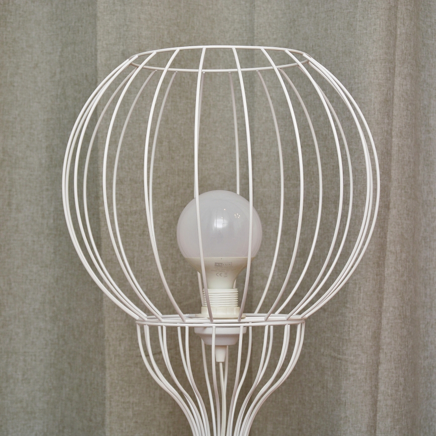 Golvlampa MERCURE 1xE27/15W/230V vit