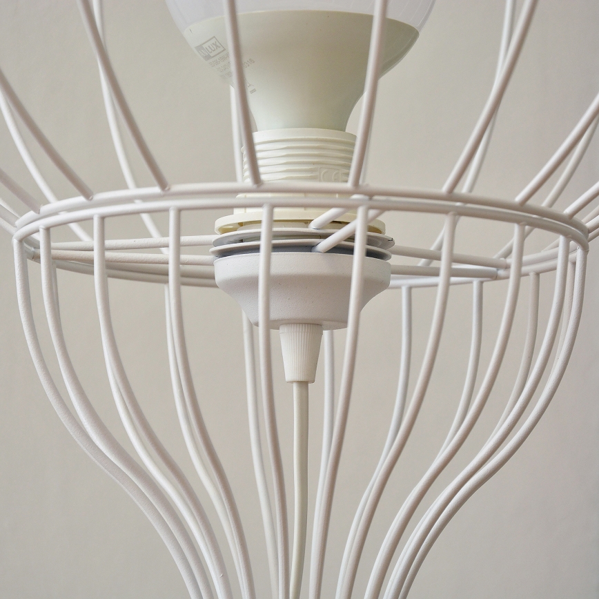 Golvlampa MERCURE 1xE27/15W/230V vit