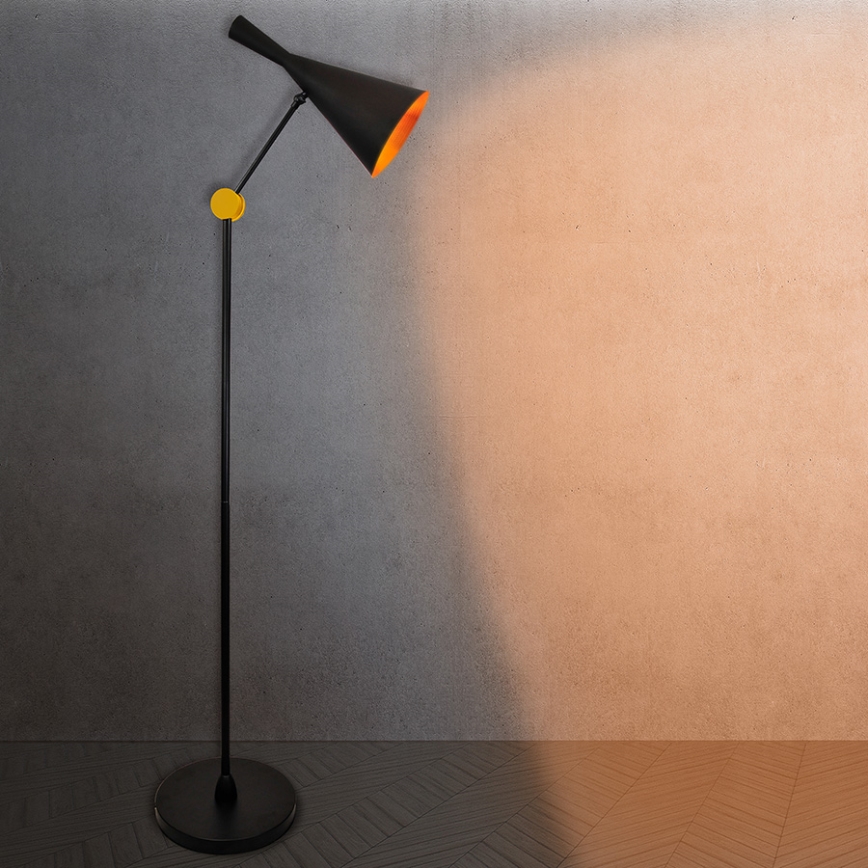 Golvlampa MODERN 1xE27/20W/230V svart
