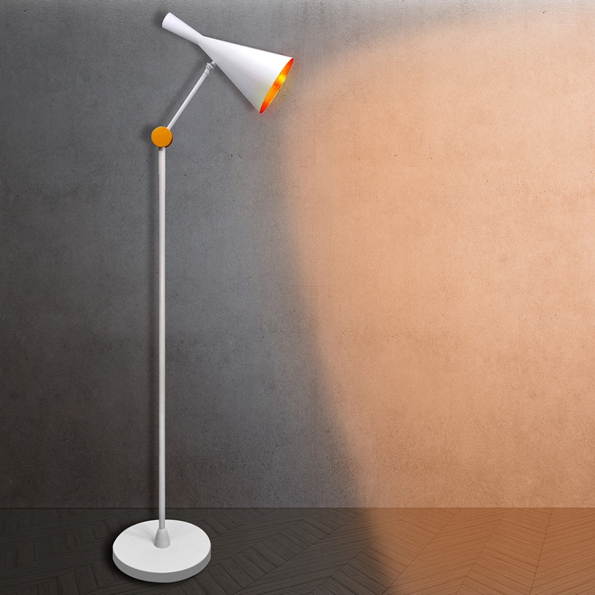 Golvlampa MODERN 1xE27/20W/230V vit