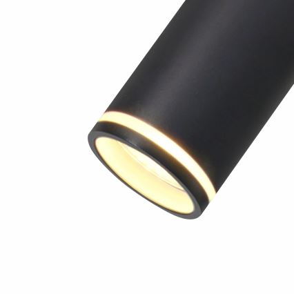 Golvlampa PARIS 3xGU10/12W/230V svart