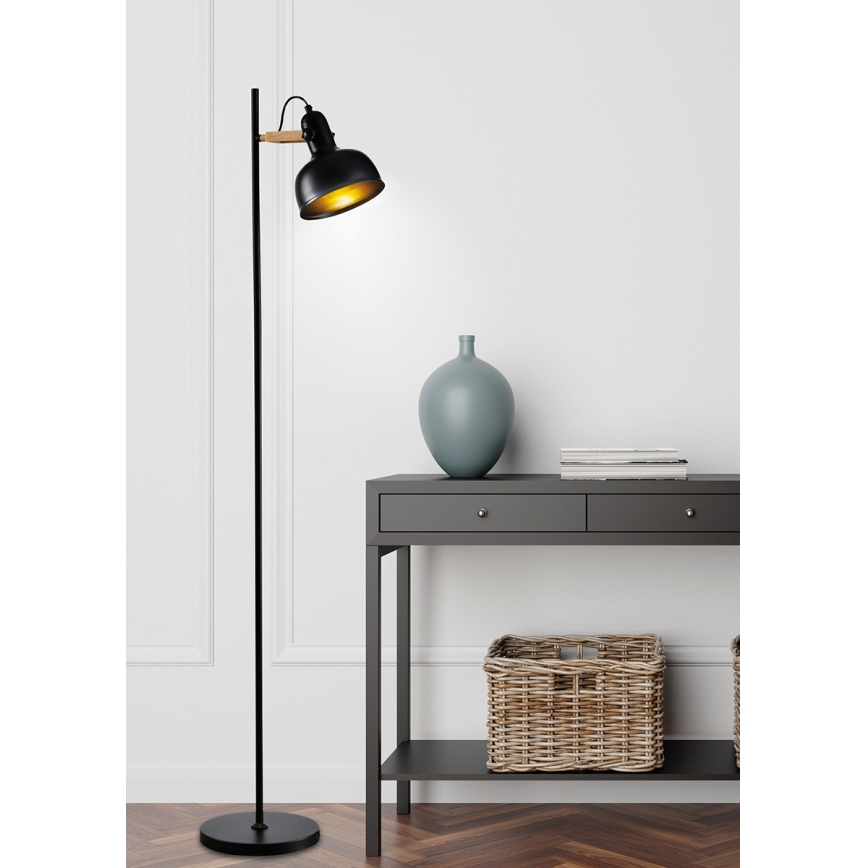 Golvlampa RENO 1xE27/40W/230V svart