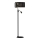 Golvlampa  SENSO 1xE27/40W/230V + 1xGU10/7W svart