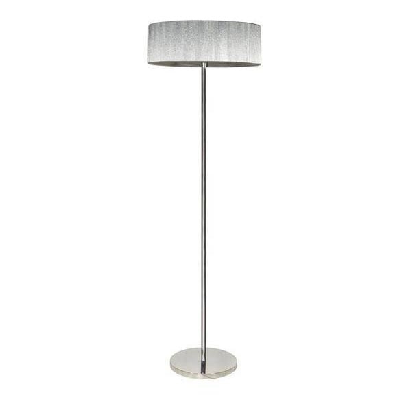 Golvlampa SOLO 3xE14/40W/230V grå/skinande krom