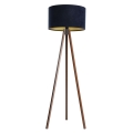 Golvlampa STANDART 1xE27/60W/230V blå/wenge