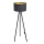 Golvlampa STANDART 1xE27/60W/230V grå/wenge