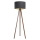 Golvlampa STANDART 1xE27/60W/230V grå/wenge