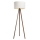 Golvlampa STANDART 1xE27/60W/230V vit/wenge