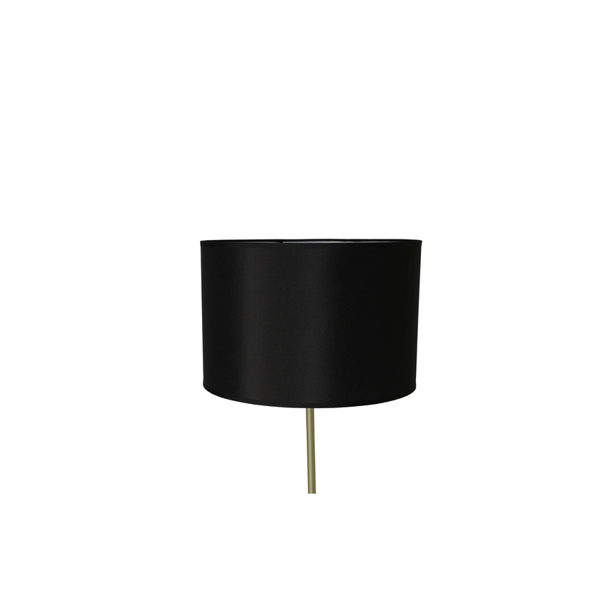 Golvlampa TEGOLA 1xE27/60W/230V svart/gyllene