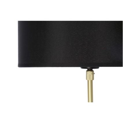Golvlampa TEGOLA 1xE27/60W/230V svart/gyllene