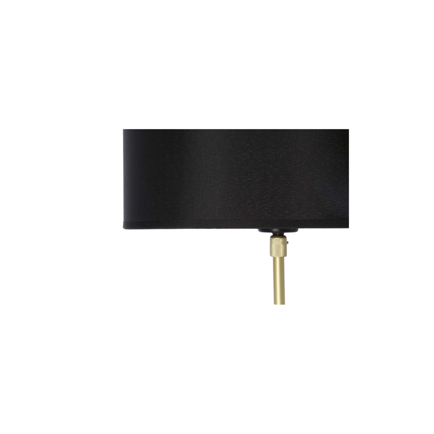 Golvlampa TEGOLA 1xE27/60W/230V svart/gyllene