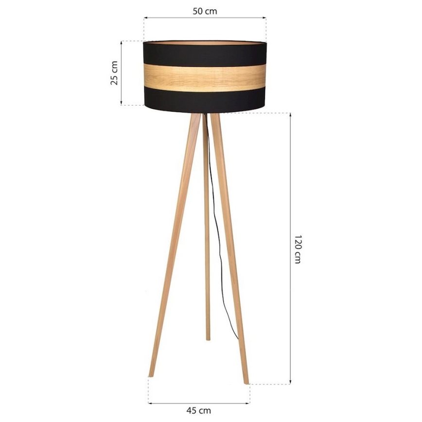 Golvlampa TERRA 1xE27/60W/230V