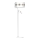 Golvlampa  ULTIMO 1xE27/40W/230V + 1xGU10/MR11/7W vit