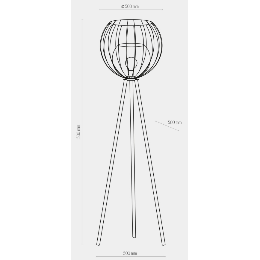 Golvlampa  UNIVERSO 1xE27/60W/230V