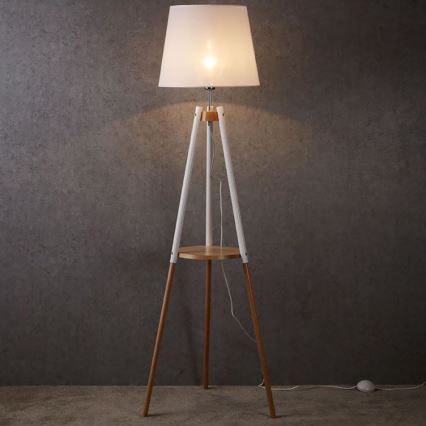 Golvlampa VAIO Vit 1xE27/60W/230V