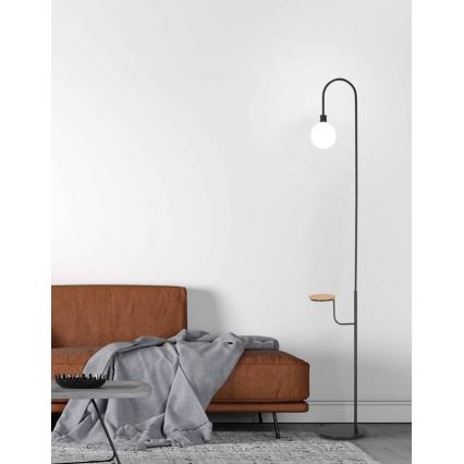 Golvlampa VANITY 1xG9/40W/230V svart