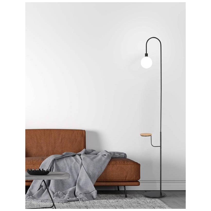 Golvlampa VANITY 1xG9/40W/230V svart