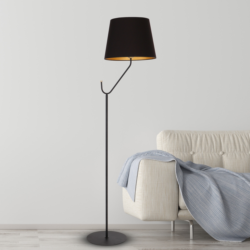 Golvlampa VICTORIA 1xE27/60W/230V svart