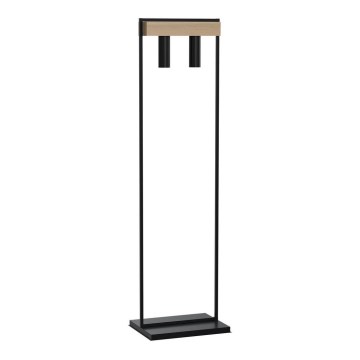 Golvlampa WEST 2xGU10/25W/230V svart