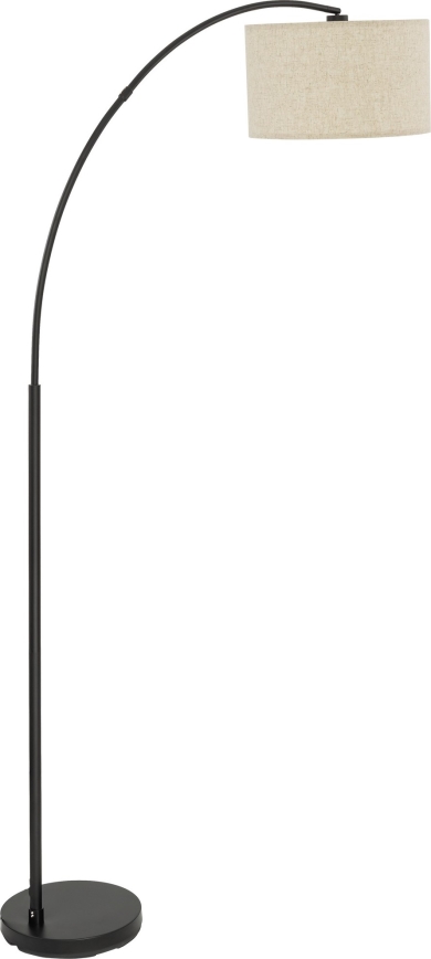 Golvlampa ZENITH 1xE27/15W/230V svart/beige