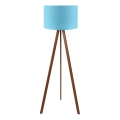 Golvslampa AYD 1xE27/40W/230V blå/brun