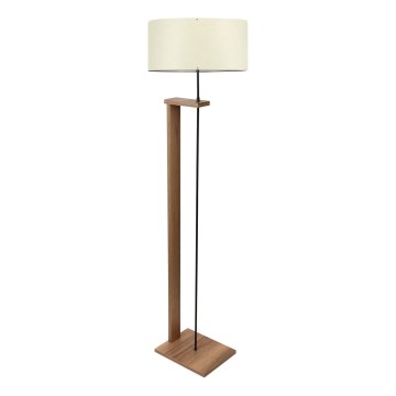 Golvslampa AYD 1xE27/40W/230V brun / grädde