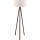 Golvslampa AYD 1xE27/40W/230V brun/kräm