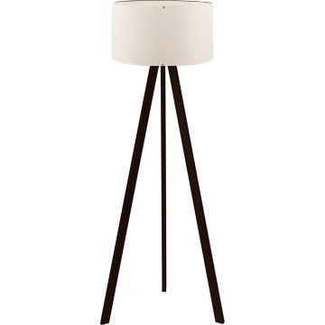Golvslampa AYD 1xE27/40W/230V brun/vit