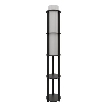 Golvslampa med hyllor NOTO 1xE27/40W/230V svart