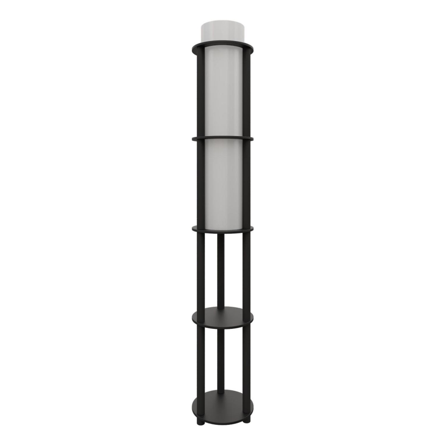 Golvslampa med hyllor NOTO 1xE27/40W/230V svart
