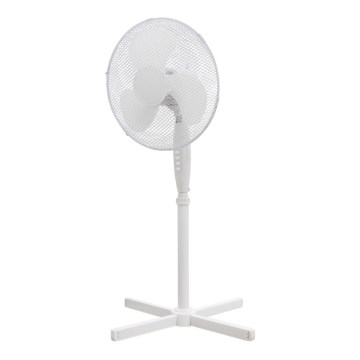 Golvvärmefläkt 40 cm, 3 hastigheter, vit 50W