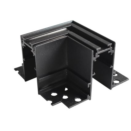 Gömt Hörnfäste MAGNETISKT SPÅR Svart