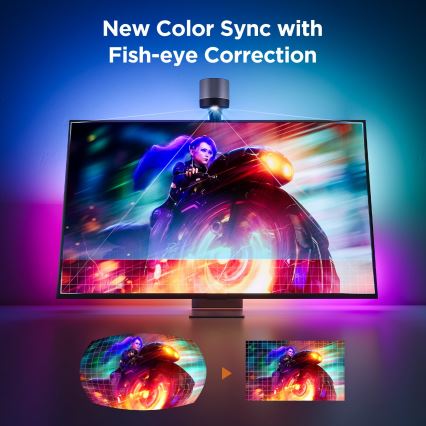 Govee - Backlight 3S Netflix TV 55-65" SMART LED bakgrundsbelyst RGBICW Wi-Fi + fjärrkontroll