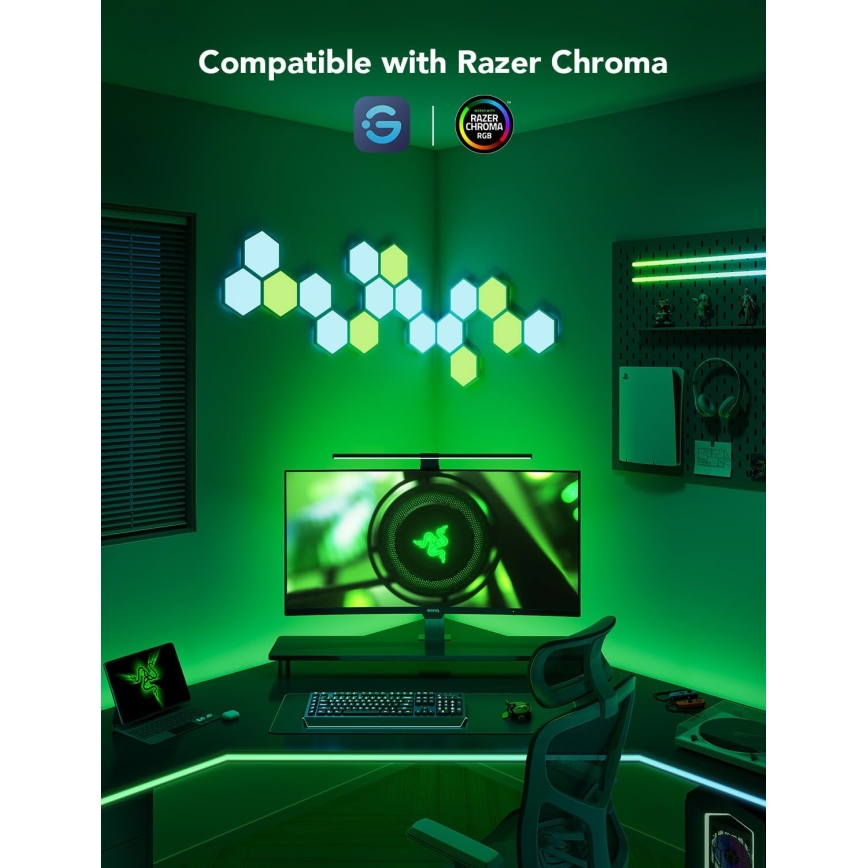 Govee - Dreamview G1 Smart LED RGBIC monitor belysning 27-34" Wi-Fi