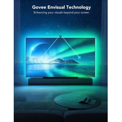 Govee - DreamView T2 DUAL TV 55-65" SMART LED bakgrundsbelyst RGBIC Wi-Fi + fjärrkontroll