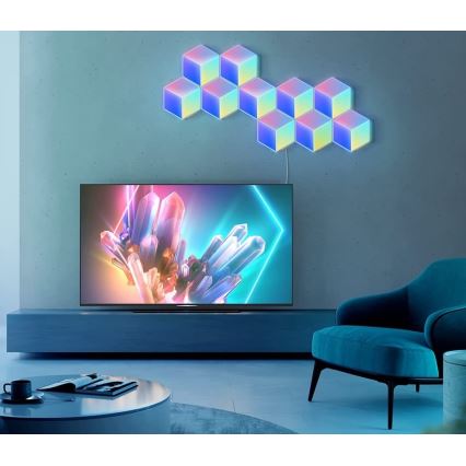 Govee - KIT 10x LED-lampa Glide Hexa Pro LED Smart RGBIC Wi-Fi