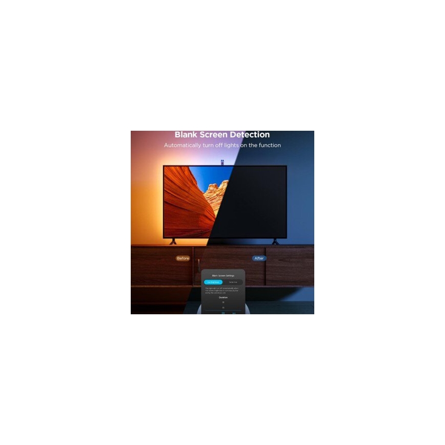 Govee - KIT 2x Backlight TV 55-65" SMART LED bakgrundsbelyst RGBICW Wi-Fi