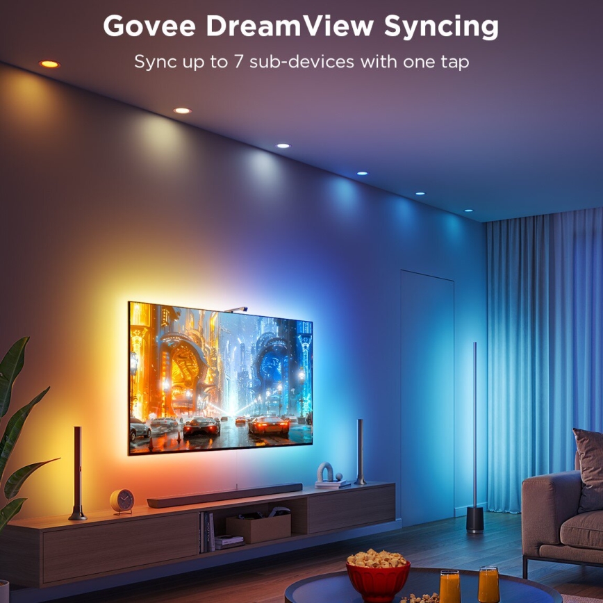 Govee - KIT 2x Backlight TV 55-65" SMART LED bakgrundsbelyst RGBICW Wi-Fi