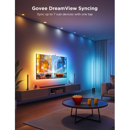 Govee - KIT 2x Backlight TV 55-65" SMART LED bakgrundsbelyst RGBICW Wi-Fi