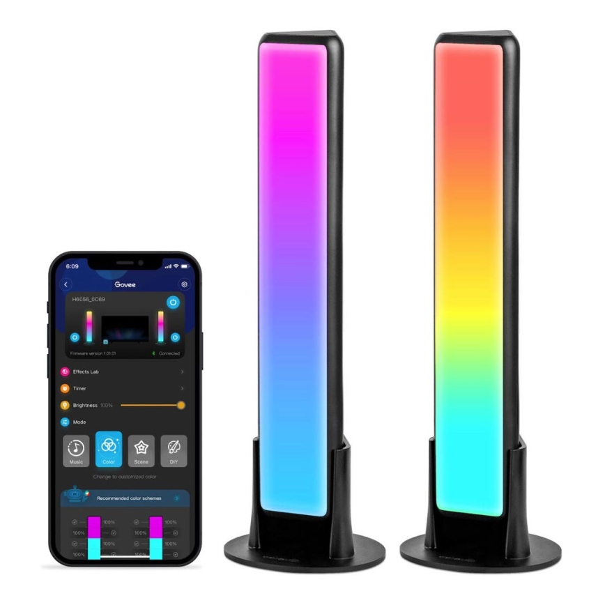 Govee - KIT 2x Flow Plus SMART LED TV & Gaming - RGBICWW Wi-Fi