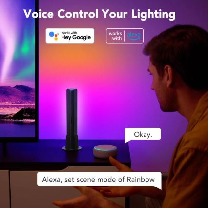 Govee - KIT 2x Flow Plus SMART LED TV & Gaming - RGBICWW Wi-Fi